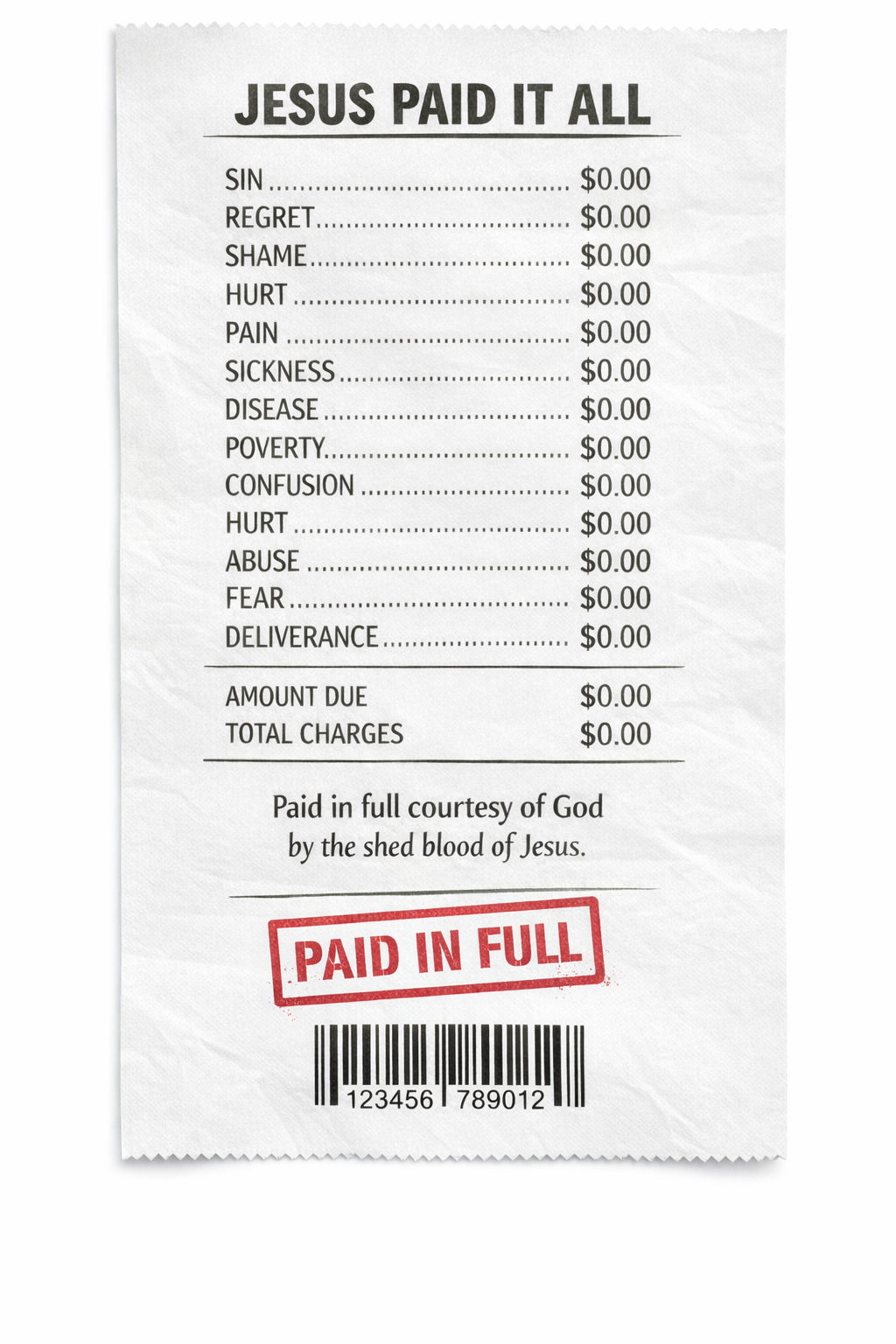 Jesus Paid it All | House of El Music, image size:1024x1536