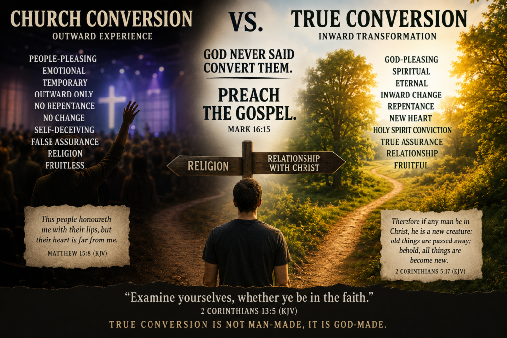 salvation, conversion, church