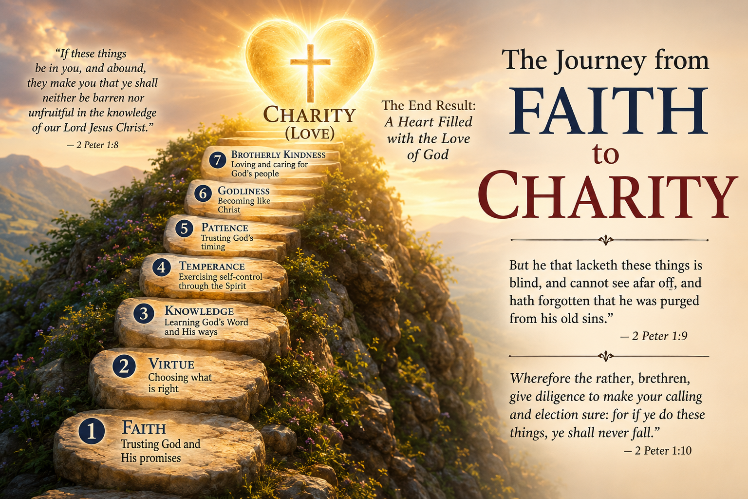 The Journey from Faith to Charity: How God Fills the Empty Places Within 5 love