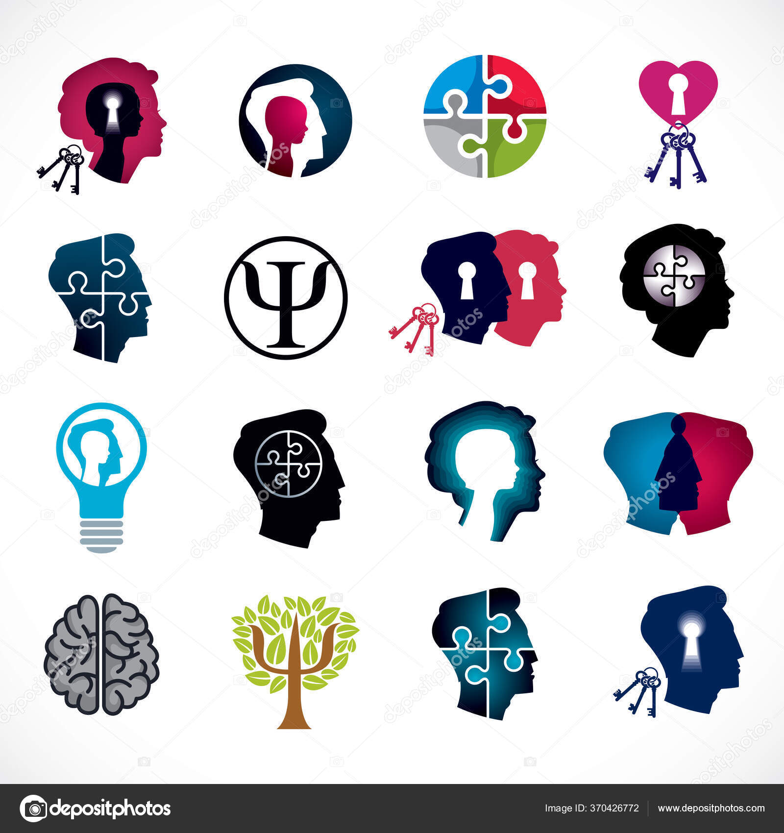 Christian Chat Rooms & Video Chat | Open Heaven Christian Church 6 depositphotos 370426772 stock illustration psychology human brain psychoanalysis psychotherapy
